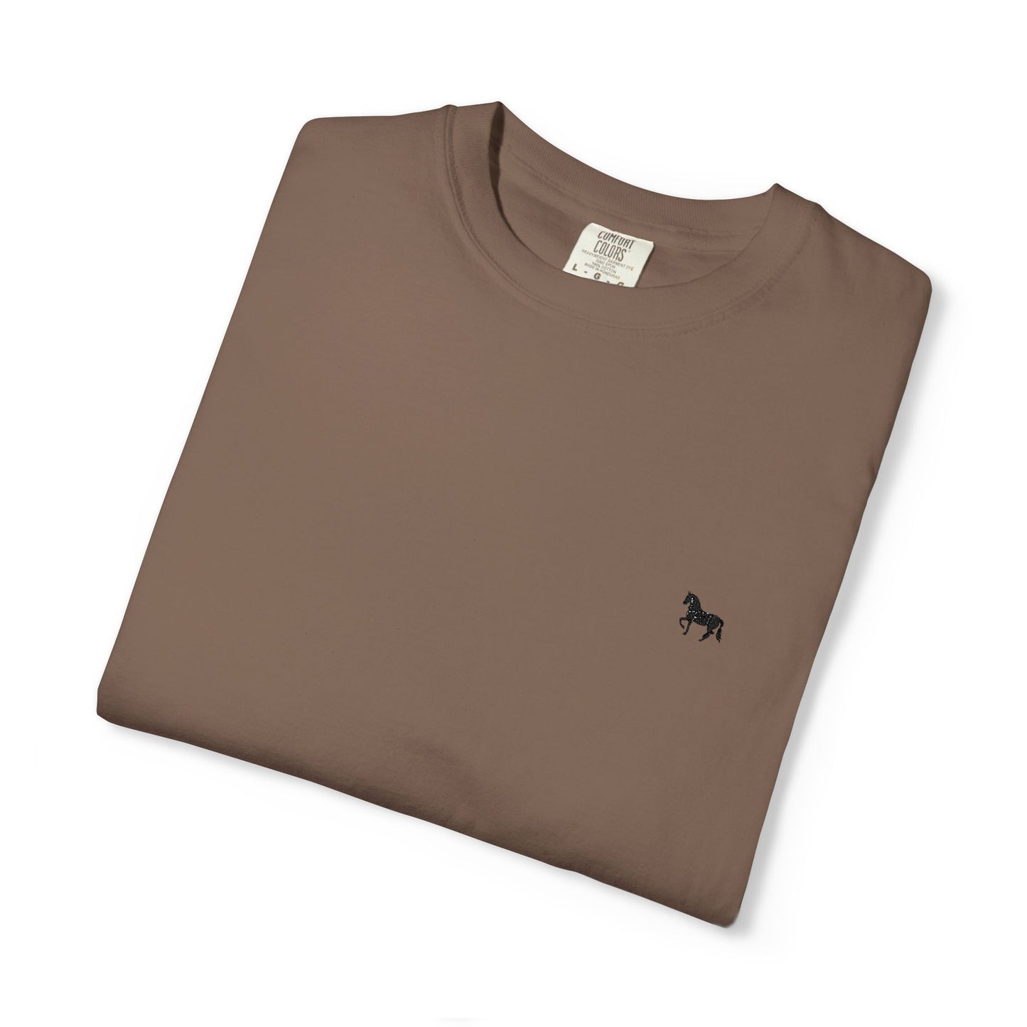 Unisex Garment-Dyed T-shirt featuring a cute horse design, Casual Tee, Animal Lover Gift, Summer Wardrobe Essential, Everyday Fashion, [...]