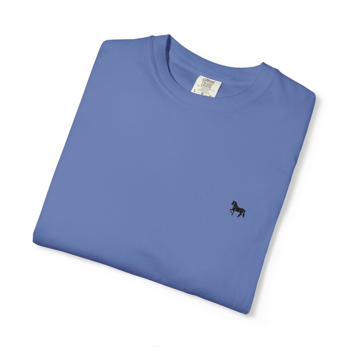 Unisex Garment-Dyed T-shirt featuring a cute horse design, Casual Tee, Animal Lover Gift, Summer Wardrobe Essential, Everyday Fashion, [...]