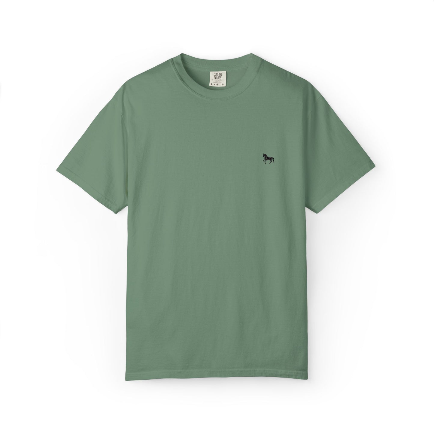 Unisex Garment-Dyed T-shirt featuring a cute horse design, Casual Tee, Animal Lover Gift, Summer Wardrobe Essential, Everyday Fashion, [...]