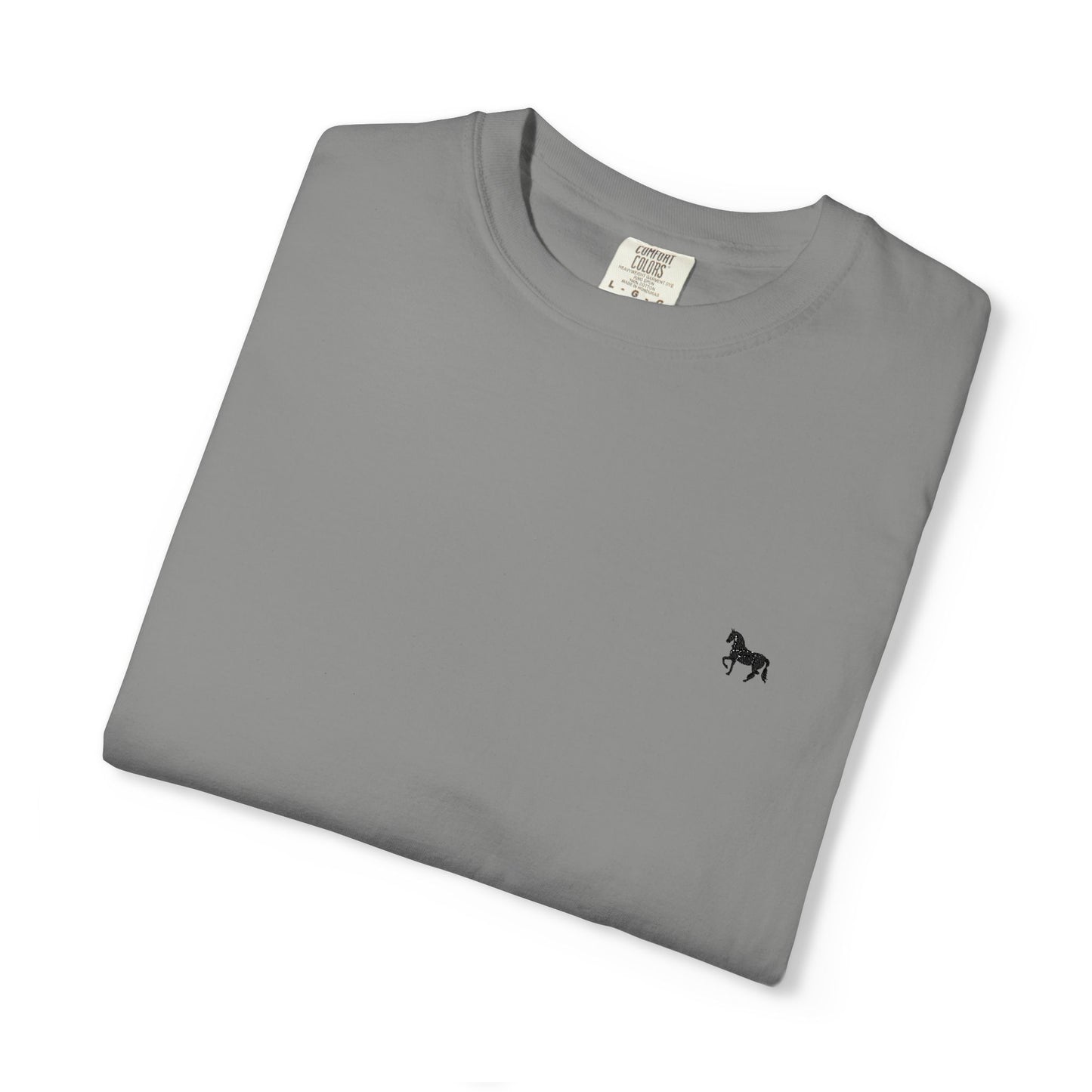 Unisex Garment-Dyed T-shirt featuring a cute horse design, Casual Tee, Animal Lover Gift, Summer Wardrobe Essential, Everyday Fashion, [...]